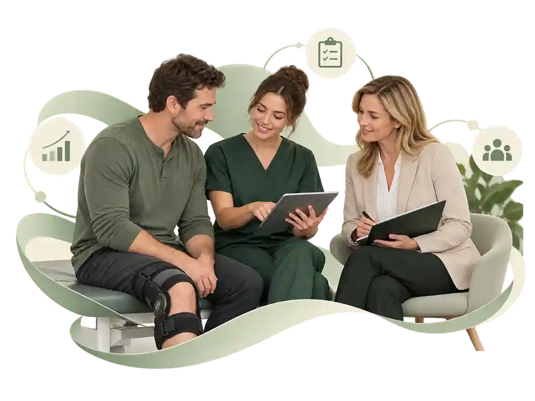 Coordinated injury management consultation for insurers with clinical planning and recovery support