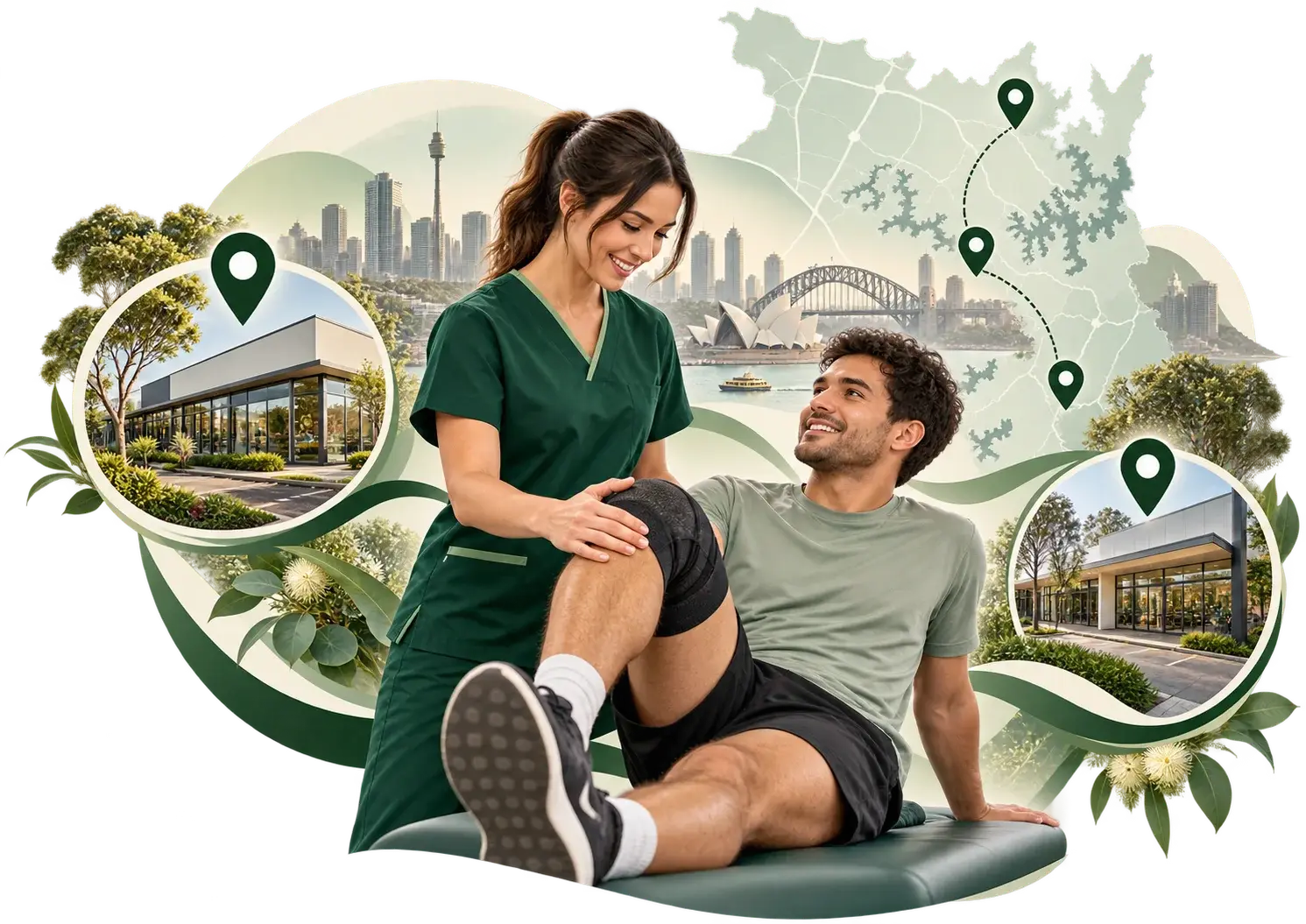 Injurease Recovery Clinic locations in Sydney with specialist injury recovery care in Lakemba and Prestons