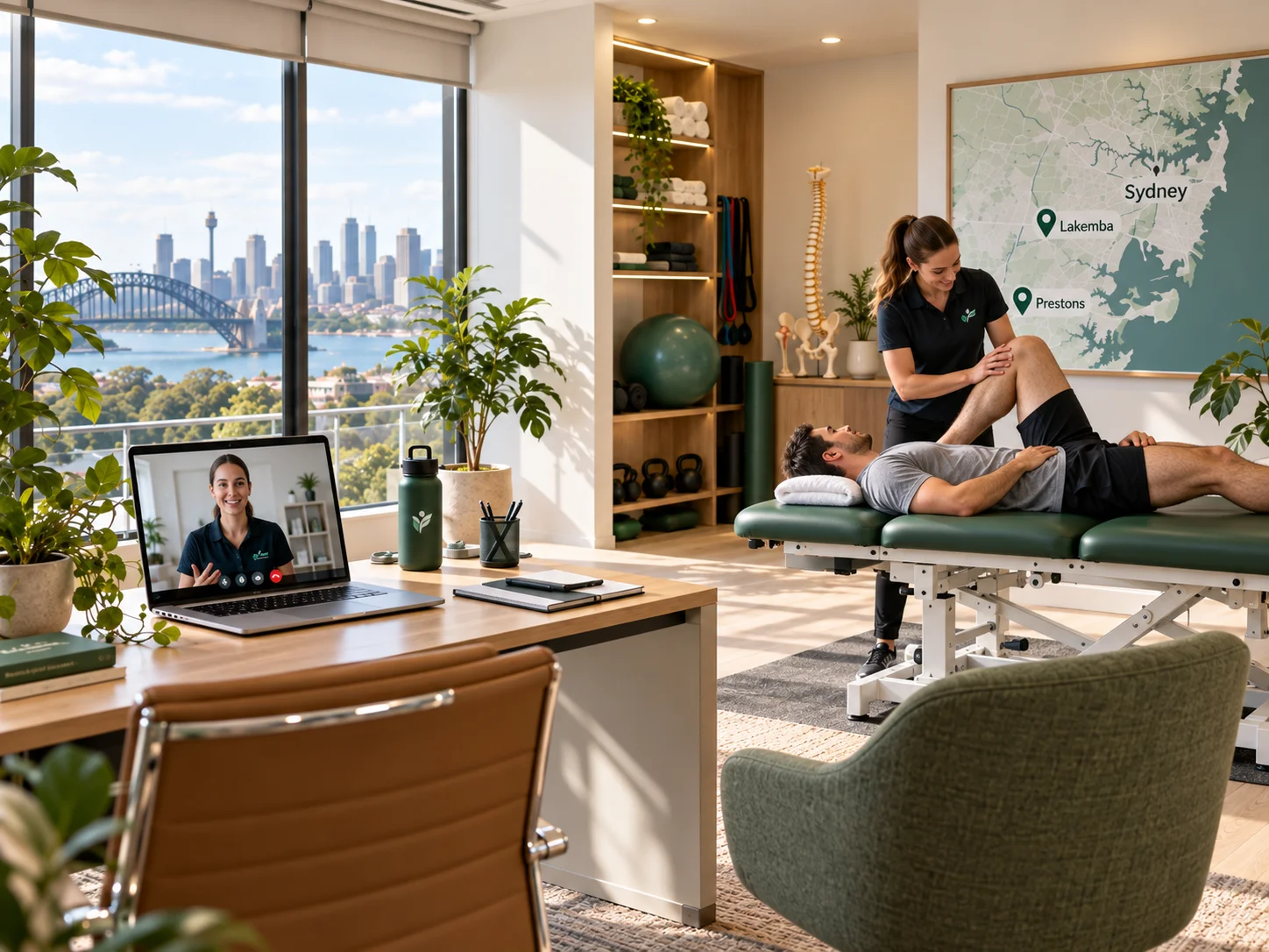 Injurease Recovery Clinic in Sydney offering in-person injury recovery care in Lakemba and Prestons with telehealth support for suitable appointments